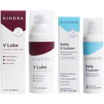 Daily V Lotion & V Lube Bundle From Silicone Base Long-Lasting Lubrication, Ph-Balanced & Doctor Recommended - For Vaginal Dryness, Discomfort, Sensitive Skin