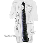 Long Tentacle Dildo, 23.6Inch Super Huge Octopus Anal Dildo Thick Black Anal Plug Animal Dildo Sex Toys For Women G-Spot And Men