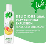 6-Pack Flavors - Personal Lubricant Sampler, 6 Flavors, 1 Fl Oz Each