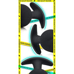 Anal Plug For Comfortable Long-Term Wear - Silicone Butt Plug Dilator With Curved Base & Slender Waist - 4.4 X 1.73 Inch Prostate Sex Toy For Men Women Masturbation