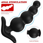 Silicone Anal Beads Butt Plugs, Anal Trainer With 3 Different Size,Anal Training Sets For Beginners Advanced Users,Pack Of 3 Prostate Sex Toys (3 Pcs Anal Plugs)