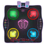 Electronic Dance Mat For Kids 8-12, Wireless Kids' Dance Pad With Bluetooth/Aux, Built-In Music, 5 Challenge Levels, 4 Modes - Interactive Toys For Children, Ages 6 And Up