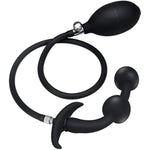 Silicone Expand Inflatable Anal Plug With Built-In Steel Balls Adult Sex Toys, Couple Pleasure Butt Plug Bead Pulling Anal Dilator Sex Toys