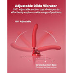 Mission 2 Dildo Machine, Adjustable 180° Suction Cup Dildo, App Remote Control Sex Machine For Women Powerful Vibration & Touch-Sense, Automatic Sex Toy For Couple