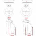 Sissy Chastity Cage Pink Penis Cage With 4 Different Curved Rings Sex Toys Cock Cage With Concealed Lock For Male Penis Bondage Male Chastity Device Made Of Lightweight Resin (S,Pink-A)