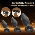 Anal Plug Sex Toys 3 Pcs Butt Plug Trainer Kit For Men Women For Beginners, Advanced Users, Anal Dildo Training Kit Adult Toys With Flared Base Prostate Long-Term Wear, Sex Toys For Couples
