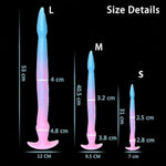 Silicone Anal Plug Tentacle Dildo Trainer Extra Long Butt Expander For Men Women Vagina Prostate Stimulation Sex Toys (Purple-S)
