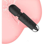 Vibrator Wand Rechargeable, Clitoral Stimulator G Spot Vibrators With 20 Patterns & 8 Speeds, Personal Cordless Wand Massager, Quiet & Waterproof Adult Sex Toys For Couples Women (Black)