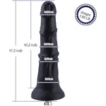 Tiru'S Root, 11.2" Silicone Anal Plug With Kliclok System For Premium Sex Machine, 10.2" Insert-Able Length, Max Width:2.9", M Size - Anal Pleasure