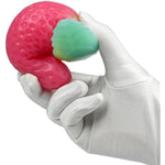 Soft Strawberry Butt Plug Anal Stretcher Prostate Massager Liquid Silicone Realistic Dildo G-Spot Stimulation Anal Sex Toys For Advanced Men Women Couple (S)