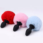 Remote Control Vibrating Anal Plug Cute Silicone Butt Plug Massage G-Spot Adult Male Female Rechargeable Sexual Products(Pink)