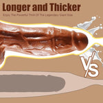 2 Pcs 13" Huge Thick Dildo