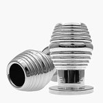 Metal Thread Hollow Enema Anal Plug Anal Dilation Vaginal Dilator, Anus Peep Adult Sex Toy