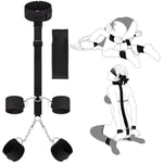 Bdsm Adult Toys Bondage Kit - Neck To Wrist Behind Back Collar Restraints With Handcuffs Ankle Cuffs Blindfold Restraint Bondaged Kit For Couples Sex Adjustable Set Sm Play