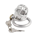 Men'S Chastities Devices Stainless Steel Breathable Male Abstinence Chastity Lock Cock Cage J1640 40Mm