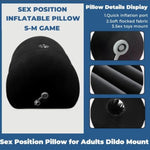 Mount Sex Position Pillow Sex Furniture Inflatable Pillow For Women G Spot Position Cushion Multifunctional Inflatable Support Half Moon Pillow Sex Toy Mount For Couples