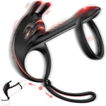 Vibrating Male Masturbator - Male Masturbators Sex Toys For Men With 2 Penis Ring Adult Sex Toy Vibrators Cock Sleeve With 7 Vibrations