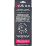 Quickie Bit Gag, Super Strong Silicone Open Mouth Gag. Bondage Toy Accessories For Adult Couple Play, Breathable, Light, Portable And Quiet, One Size Fits All, Perfect For Women And Men - Black