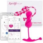 - Lovelife Krush Kegel Balls, Kegel Exercise Tool, Pelvic Floor Strengthening Device For Bladder Control, Waterproof, Rechargeable, & App Controlled Pleasure Balls, Pink