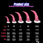 Monster Silicone Optional Size Fantasy Dildo Animal Dildo, Adult Game Tool Sex Toy For Men Women Couples, Dragon Silicone Dildo Anal Plug With Suction Base Hands-Free (Xxl)