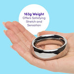 Dominix Stainless Steel Cock Ring for Men, 1.75 inch, Silver