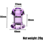 Butt Plug Douche Enema Anal Dilator Hollow Anal Plug Sex Toys For Woman Men Gay Prostata Massager Peep Vaginal Sex Products Anal Dilation Purple