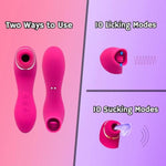 2-In-1 Dual Stimulator Personal Massager - G-Spot & Clitoral Pleasure Device - Powerful & Discreet Vibrator For Women