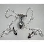 Adult Nipple Chain With Anal Plug Nipple Labia Clitoris Clamp Body Chain Toys G Spot Anal Trainer Metal Butt Plug Kit Bdsm Fetish Sex Adult Toy For Beginner Adult Women Men Couple Sm Game