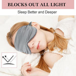12 Pcs Silk Eye Masks Covers for Sleeping with Adjustable Strap
