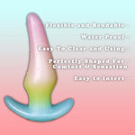 Silicone Anal Plug, 4.72 Inch 1 Pcs Butt Plugs Training With Flared Base, Prostate Sex Toys For Couples