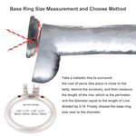 Metal Male Chastity Device Steel Stainless Cock Cage Sex Toy Ring With Tube C155 (2.17 Inch/ 55Mm)