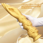13" Silicone Fist Dildo, Xxl Realistic Flexible Hand Dildos Anal Plug Butt Plug Fisting For Anal Dilator Stretching Vaginal Prostate Massage With Suction Cup Adult Sex Toys For Women Men (M)