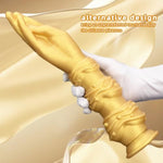 13" Silicone Fist Dildo, Xxl Realistic Flexible Hand Dildos Anal Plug Butt Plug Fisting For Anal Dilator Stretching Vaginal Prostate Massage With Suction Cup Adult Sex Toys For Women Men (L)