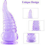 Tentacle Dildo, 7.9 In Purple Dildo With Suction Cup For Hand- Play,Huge Octopus Sex Toys For Women And Couple