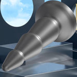 Anal Plug Butt Plug Trainer With Suction Cup Black Silicone Cone Prostate Massager Dilator Sex Toy For Men Women Masturbation (S)