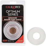 Advanced Silicone Pump Sleeve - Male Penis Pump Comfort Ring Accessory - 3 Inch - Clear