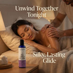 Whipped Cream Flavored Massage Oil with Vitamin E - Warming Edible Body Oil for Couples Massage - Sweet Almond and Coconut Oil Blend - Smooth Glide Skin Therapy for Men and Women - 4 oz