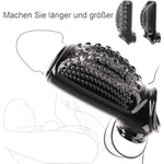 Penis Sleeve Girth Extension Enhancer For Men - Penis Extension Enlargement Sleeve, Lock Time Delay Anal Dildo Sexual Stimulation Device, Bdsm Bondage Restrict Sex Toy (Black)