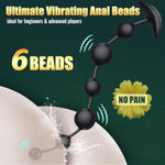 Vibrating Anal Beads - 14.2 Inch Long Vibrating Butt Plug Male Sex Toy, Large Flexible Silicone Anal Plug Prostate Massager With 10 Vibration Modes, Anal Sex Toys For Men Women Couples