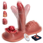 Sex Toys Thrusting Dildo Vibrator - Women Sex Toy Remote Control Vibrator With 7 Thrusting & 10 Vibrating Modes - G Spot Anal Big Dildos Adjustable Strap On Pillow Adult Toy Couples Sex Toy