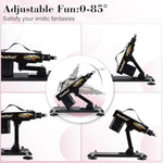 Sex Machine Thrusting Dildo Machine For Women And Men Fuck Machine With 3Xlr Connector Love Machine For Couples And Solo Play Sex Toys Thruster For Hands-Free Play With 7 Attachments