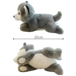 Soft Stuffed Animals Siberian Husky Plush Toy, Kawaii Cute Plush Stuffed Husky Pillow Gift For Girls Boys Birthday