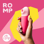 ROMP Shine X Clit Sucker Adult Sex Toys, 10 Powerful Suction Levels, Pink