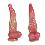 Silicone Sex Toys Anal Plug Realistic Dildo, 7.6'' Dragon Silicone Dildo?Stripe Layered Design Experience Double Pleasure (Kirin)
