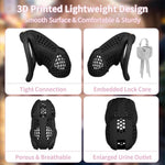 Micro Chastity Cage Small Flat Chastity Cage Sissy Chastity Device For Men Bdsm Penis Cage Sex Toys For Couples (Flat Ring,Micro)