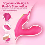 2025 New Elastic Wearable App Remote Control Vibrator With 9 Vibrations Adult Sex Toys & Games, Female Sex Toy Vibrater Adult Toy, Butterfly Vibrators Sexual Pleasure Tools For Women Couples Sex Toys