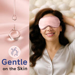 Sleep Mask, 100% Mulberry Silk Eye Mask Sleeping for Women Men
