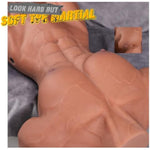 36Lb Male Torso Sex Doll With Realistic Vibrating Dildo, Gay Sex Dolls 8In Realistic Dildos Vibrator With 10 Mode, Torso Dildo With Anus Muscle Remote Control Male Sex Dolls For Women Gay Couple