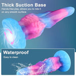 12.2' Huge Dildo Long Large Glow-In-The-Dark Fantasy Dildo, 4.8'' Diamater Thick Giant, Fluorescence Big Silicone Pulgs With Strong Suction Cup, Adult Sex Toy For Advanced Players