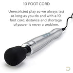 DOXY Die Cast Personal Massager for Women - Adult Toy Luxurious Female Vibrator Sex Wand Massager - Wand Vibrator Deep Tissue Massager - Plug in Vibrating Wand Massager for Women - Sex Toys for Her